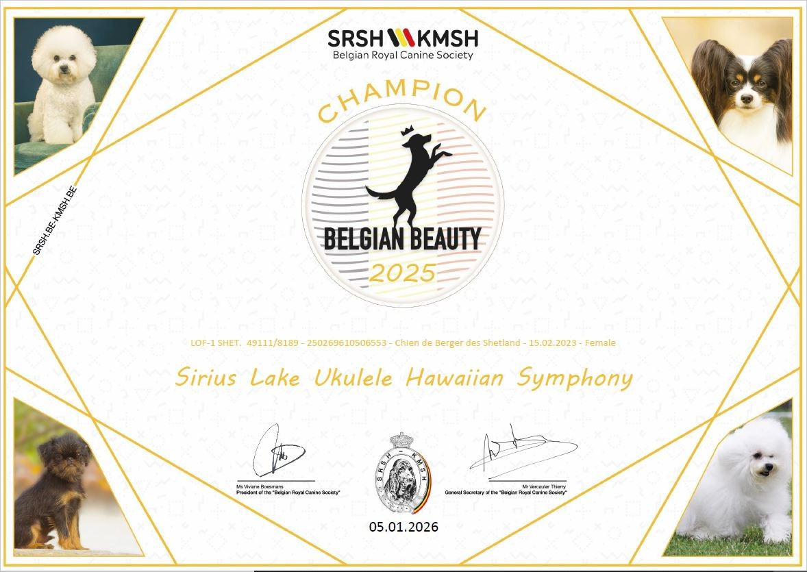 Sirius Lake - JWW'24 "Sirius Lake UKULELE HAVAIIAN SYMPHONY" (YOKO) est CHMAPIONNE DE BELGIQUE!!!!!